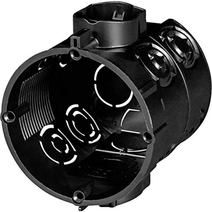 Inbouw Schakeldoos 60 mm met 4 Gaten - 25 Stuks