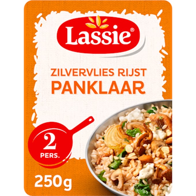 Zilvervliesrijst panklaar