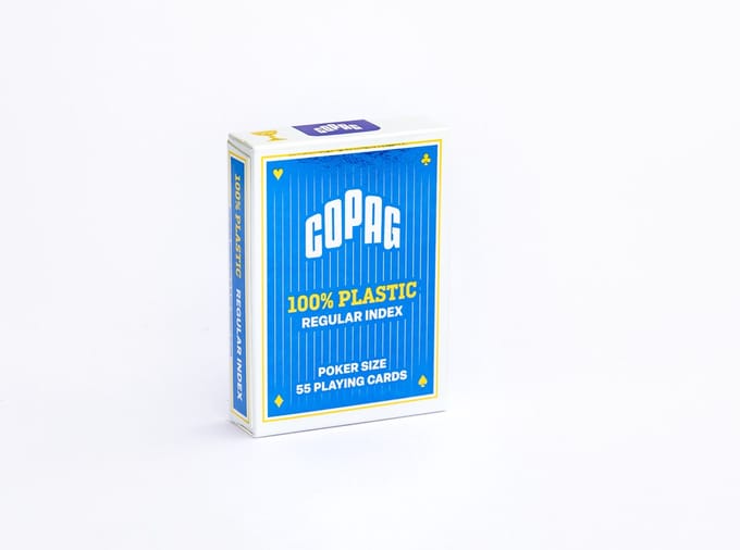 Plastic speelkaarten Blauw - Copag