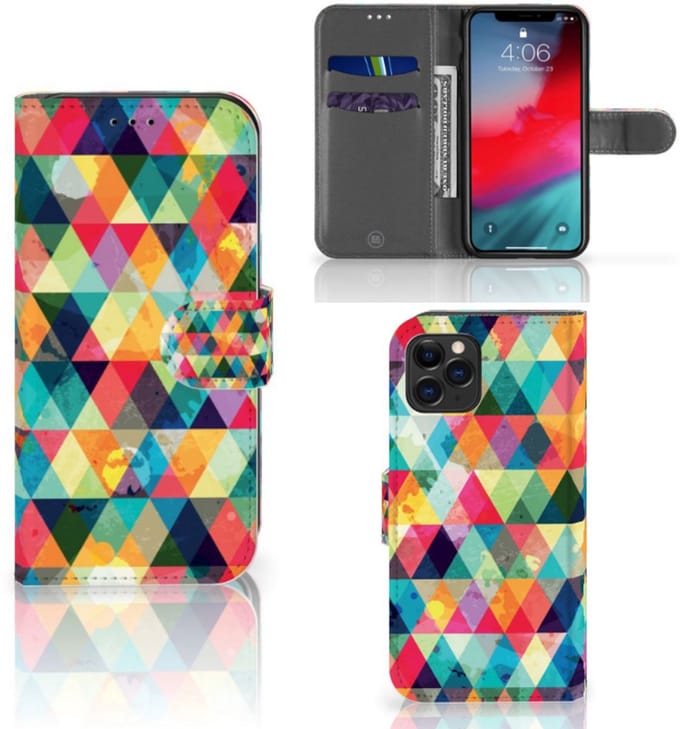 Apple iPhone 11 Pro Telefoon Hoesje Geruit