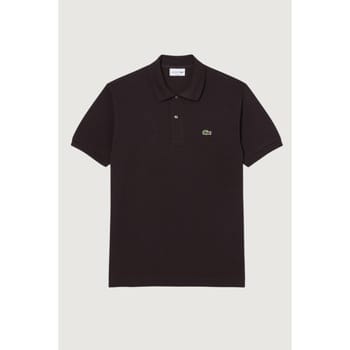 Lacoste Classic Fit polo - buffel donkerbruin