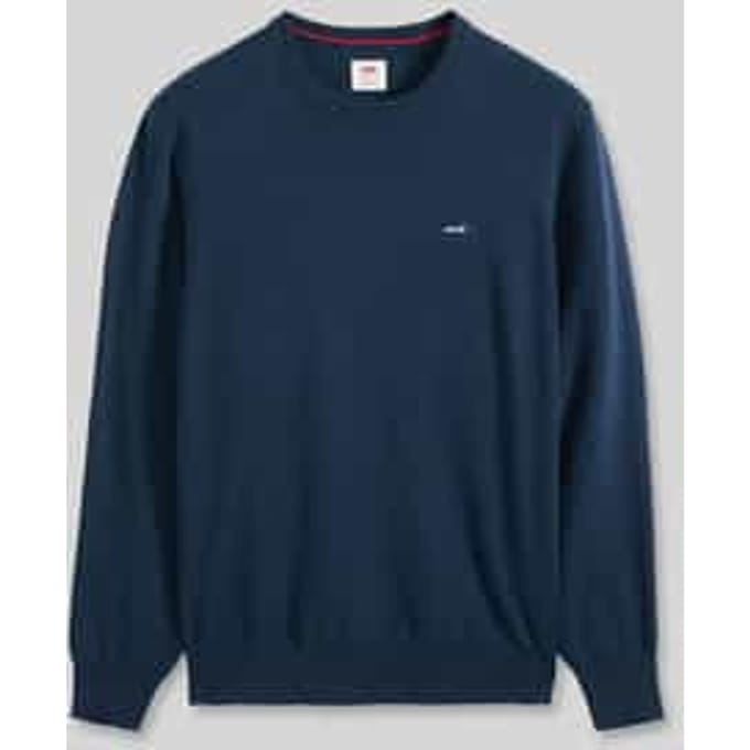 regular fit pullover van puur katoen