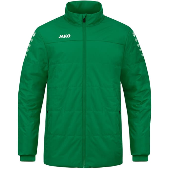 Jako Team Coachvest Kinderen - Sportgroen | Maat: 152