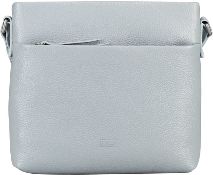 JOST Leren schoudertas Vika Shoulder Bag Misty Blue blauwgrijs