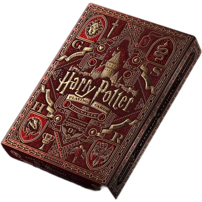 Harry Potter Gryffindor - Speelkaarten kaartspel - Rood