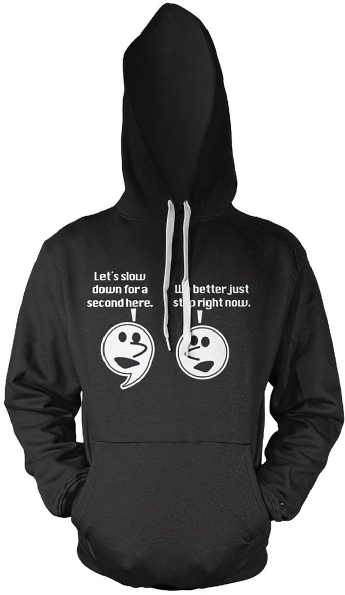 Hybris Let's Slow Down For A Second-hoodie SH-3-15627-H34-6