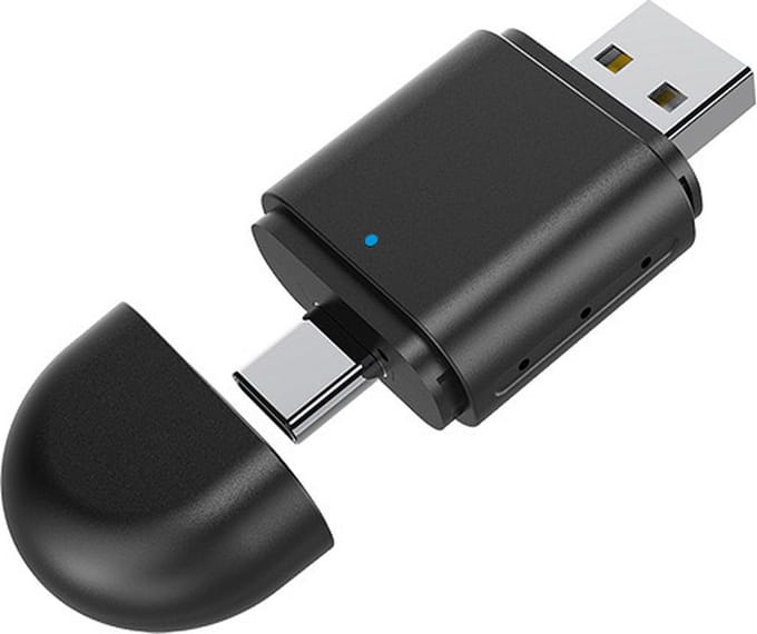 Garpex® 2-in-1 Carplay Dongle - Draadloos Carplay - USB-C
