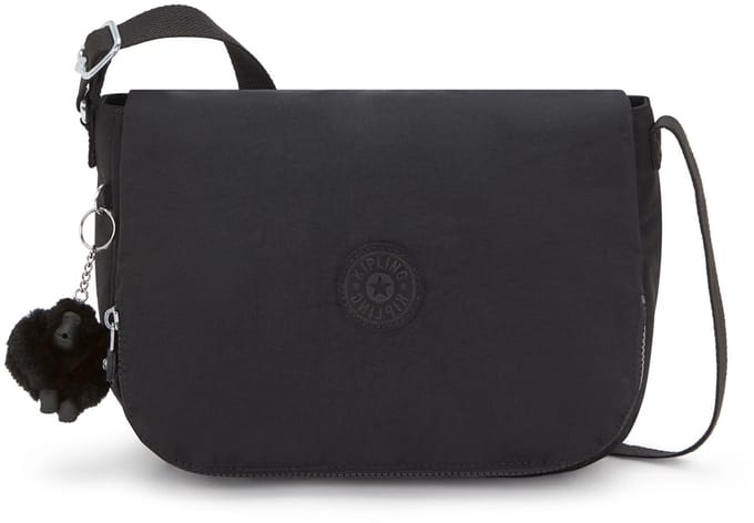 kipling schoudertas Basic Eyes Wide Open Earthbeat Black Noir zwart