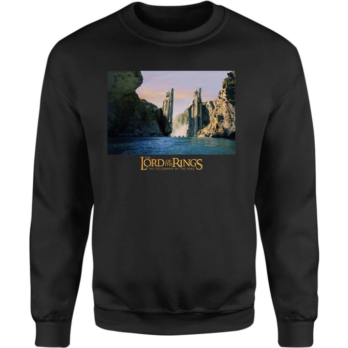 Lord Of The Rings Argonath Sweatshirt - Black - S