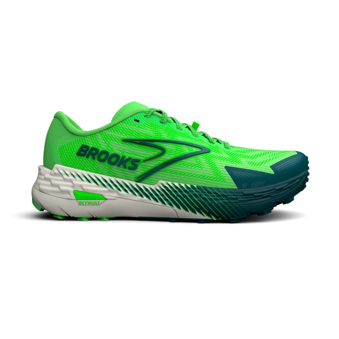 Brooks Catamount 4 - Heren Trail Hardloopschoen - Groen - US 8.5