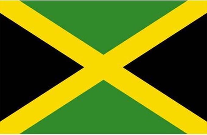 Vlag van Jamaica 90 x 150