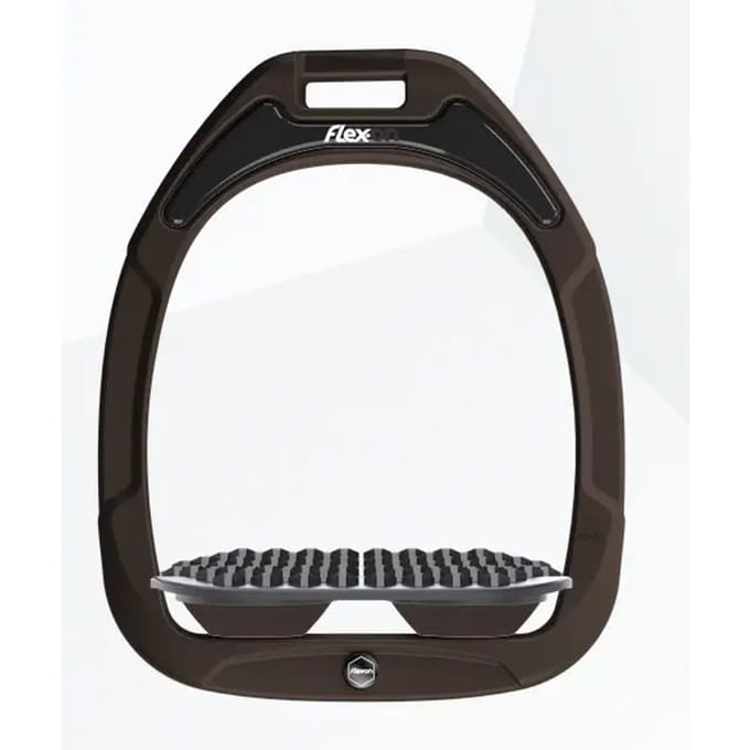 Endurance stijgbeugels Bruin/Grijs Flex-On Green Composite