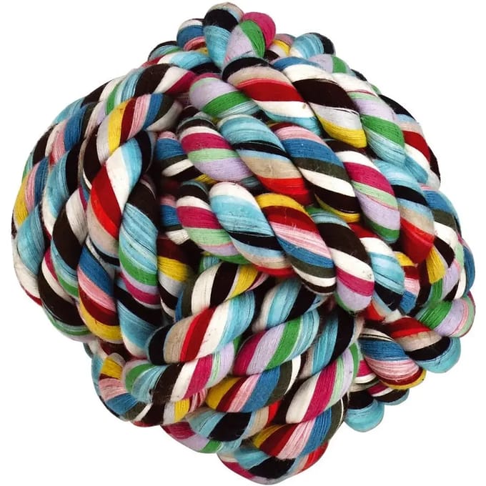Geknoopte katoenen hondenbal Kerbl (x1)