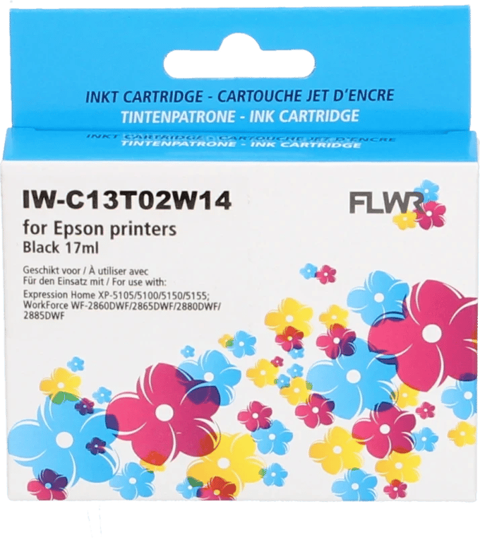 FLWR - Inktcartridge / 502XL / Zwart - Geschikt voor Epson