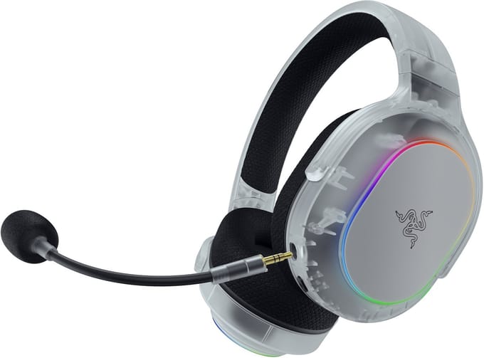 Razer Barracuda X Chroma - Draadloze RGB Gaming Headset - Bleutooth Dongle - Phantom White Editie