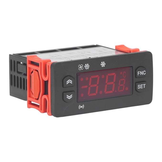 Temperatuurregelaar Fahrenheit Celsius Schakelbaar Digitaal Display NTC Sensor Thermostaat 230V AC voor Koeler red