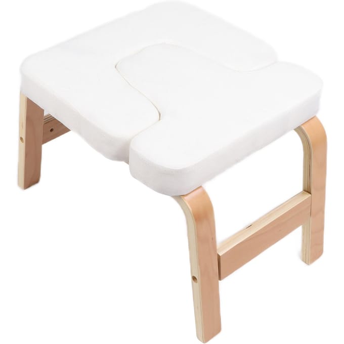 Yoga Hoofdstand Kruk Beuk Multifunctionele Fitness Inversie Stoel voor Thuis Wit white