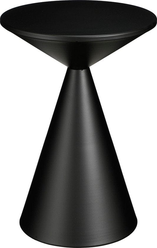 Mica Decorations Royale Bijzettafel - H55 x Ø40 cm - Metaal - Zwart