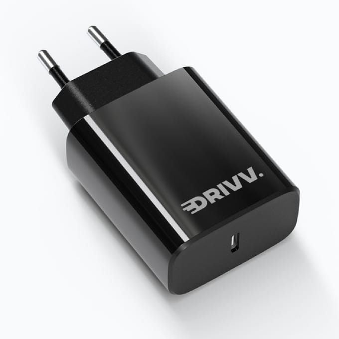 Drivv. USB C Oplader 35W - Snellader USB C - Power Adapter