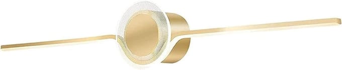 Spiegellamp Badkamerlamp - Decoratieve Wandlamp - Make-up Aanbrengen - Drie Kleurtemperaturen - 60cm - Goud