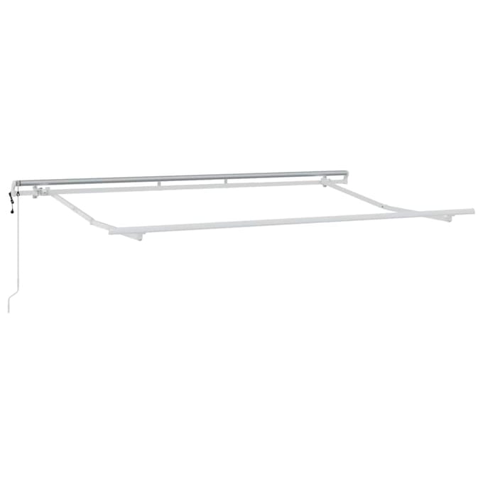 vidaXL - Zonnescherm - Frame - Wit - 3,5 - x - 2 - m - Metaal