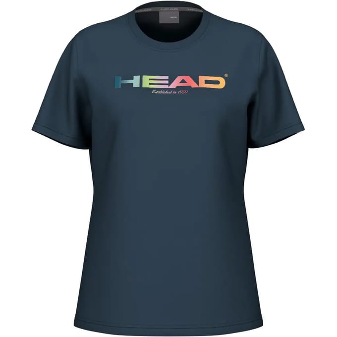 Tennisshirt HEAD Women Rainbow Tee Navy-XL