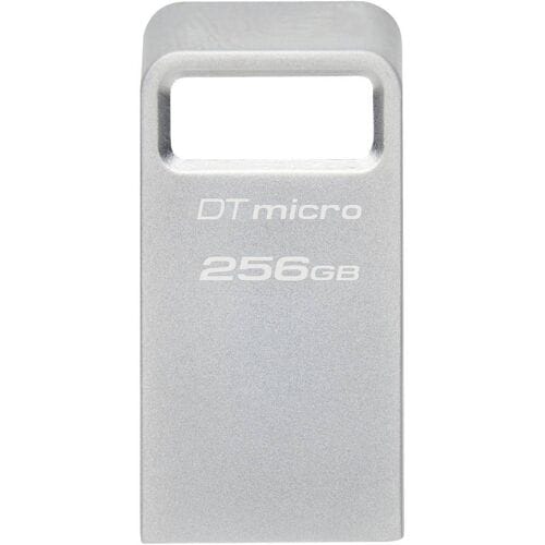 Kingston DataTraveler Micro USB-stick Retail 256 GB Zilver DTMC3G2/256GB USB-A 3.2 Gen 1