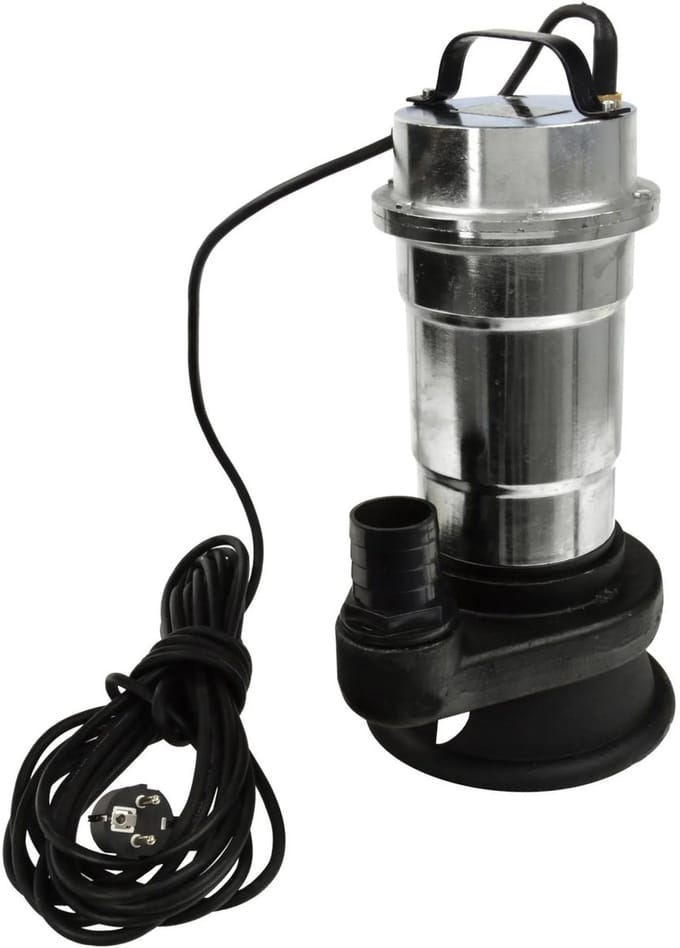 GEKO Waterpomp - Nikkel - 550W - 17.000 l/u - Voor Vuil Water