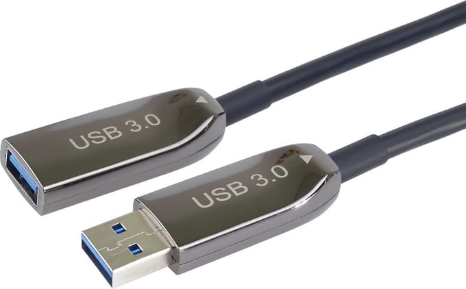 PremiumCord USB-kabel USB 3.2 Gen 1 (3.1 Gen 1) 10 m USB A Zwart