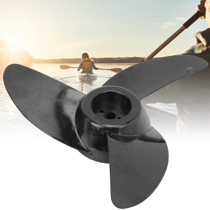Borstelloze Hoge Paardenkracht 24V48V Elektrische Stuwkrachtgever Plastic Propeller Accessoire black