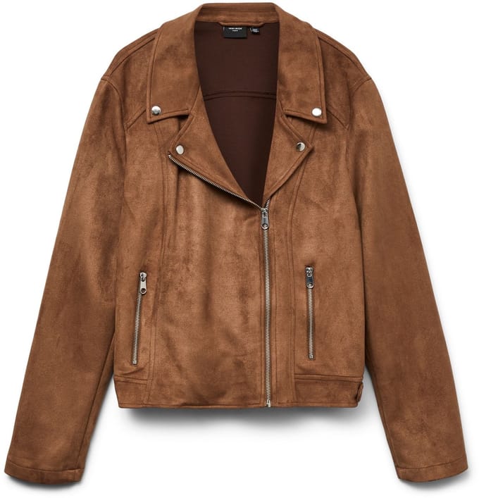 Vero Moda Curve Jas van imitatieleer VMCJOSE Jas