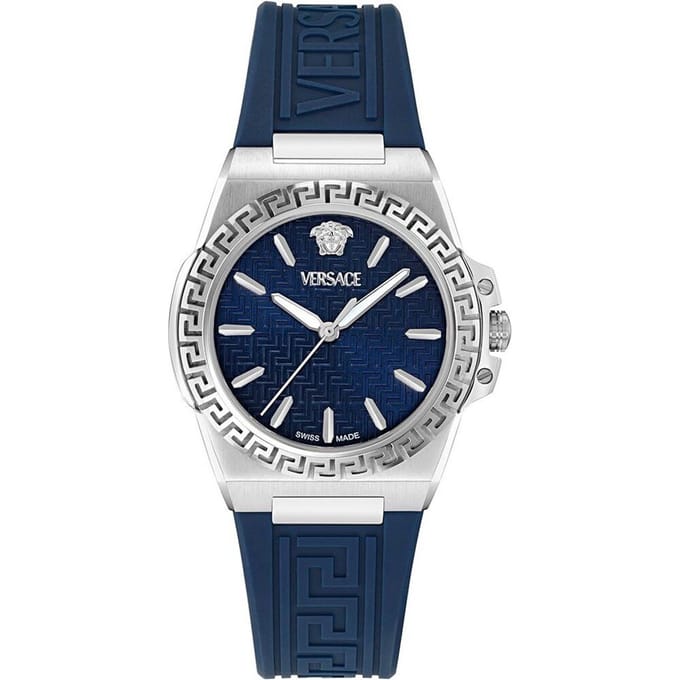 Versace Greca Reaction VE0D00125 Horloge - Siliconen - Blauw - Ø 38 mm