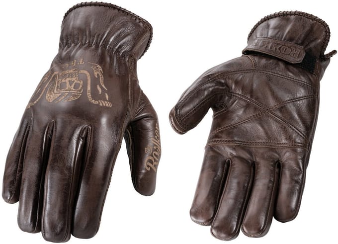 ROKKER Tattoo Ape Bruine Handschoenen - Handschoen