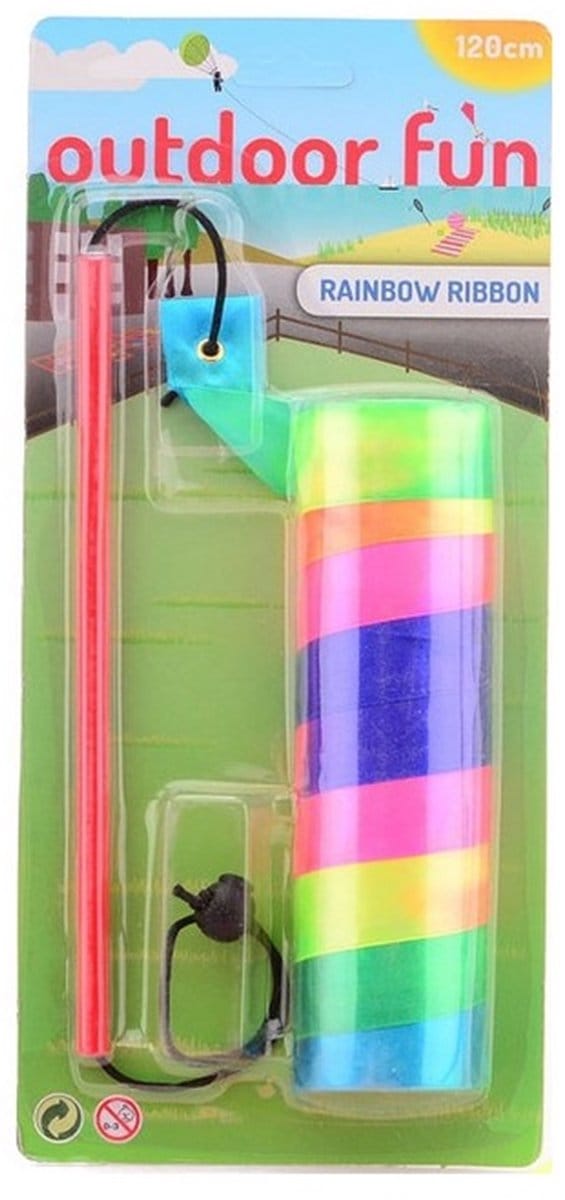 Lint Rainbow ribbon 120cm Spellen voor buiten
