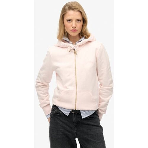 Superdry - Essential Logo hoodie met rits - Dames - Hoodies