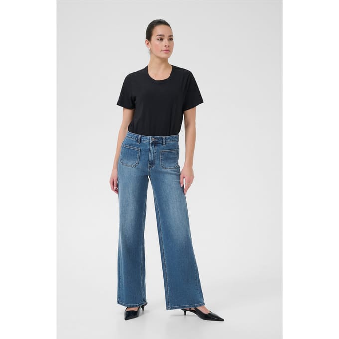 Wide leg jeans regular dames KAFFE KABrook