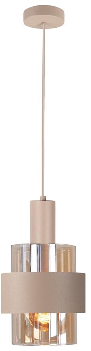 Highlight Moderne Hanglamp E27 Marrone 1 Lichtpunt Beige/Bruin/Zand Metaal Eetkamer Gang/Hal Dimbaar