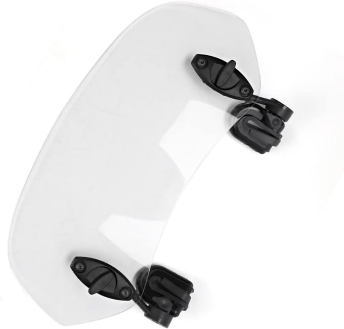 Universele Verstelbare Motorfiets Windscherm Verlengstuk Clip-On Spoiler