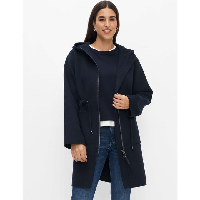 Brax Dames Mantel  Style HOPE navy, donkerblauw, maat 38