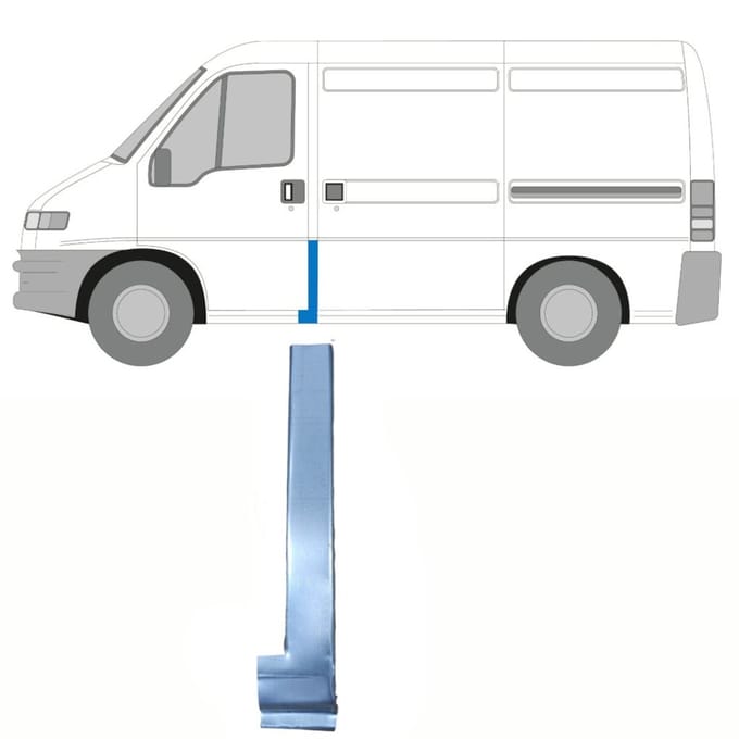 Reparatiepaneel stijl voor Citroen Jumper 1994-2006 / Links