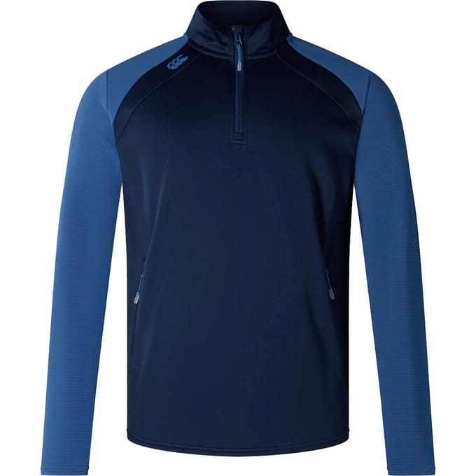 Canterbury Unisex Elite Quarter Zip Pullover voor volwassenen (Marine)