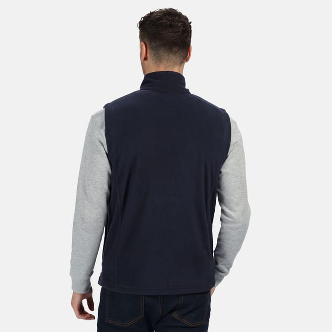 Regatta Heren Micro Fleece Bodywarmer / Gilet (Donkere marine)