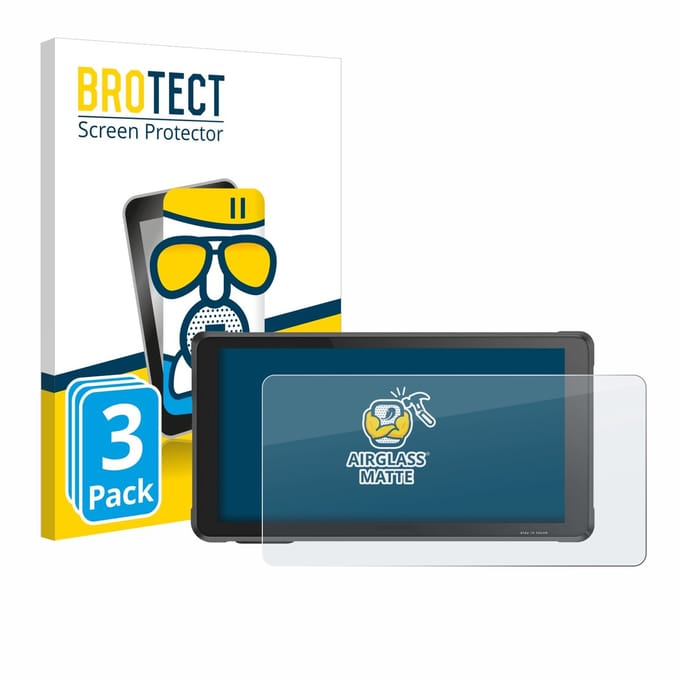 BROTECT - Screenprotector voor Interphone RideSync Sync55 - Folie Beschermfolie Beschermglas matte 3 Stuks