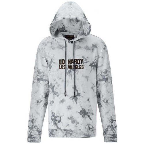 Capuchon sweaters Ed Hardy Los Tigres Hoody Grey
