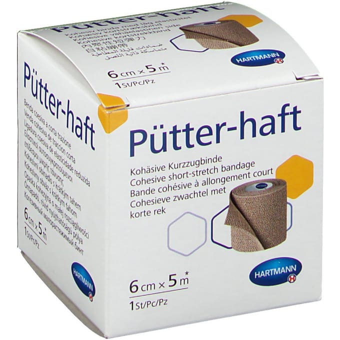 Hartmann Putter-Haft 6cm x 5m 931840 1 Verband
