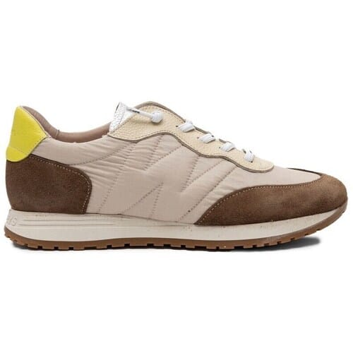 Wonders Towanda02 beige leren sneakers