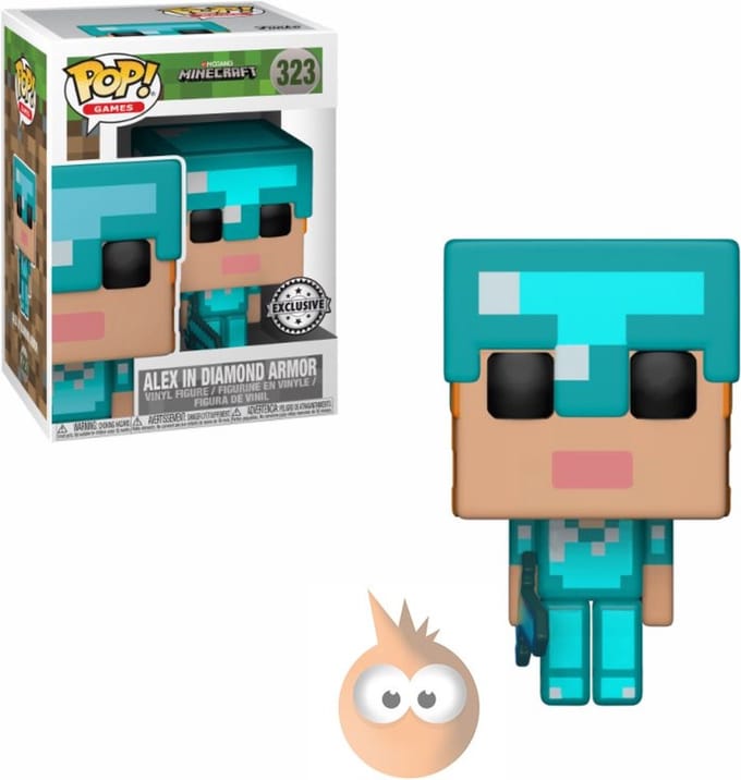 Funko Pop! Games: Minecraft - Alex (In Diamond Armor) #323
