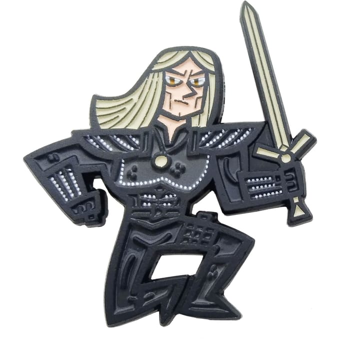 DUST! The Witcher - Geralt Enamel Pin Badge - Limited Edition Exclusive To Zavvi