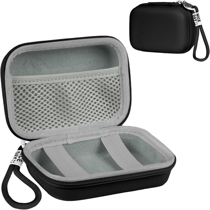 Compacte Digitale Camera Tas voor Reis, Accessoires Opslag, SD Kaart Houder en Bescherming