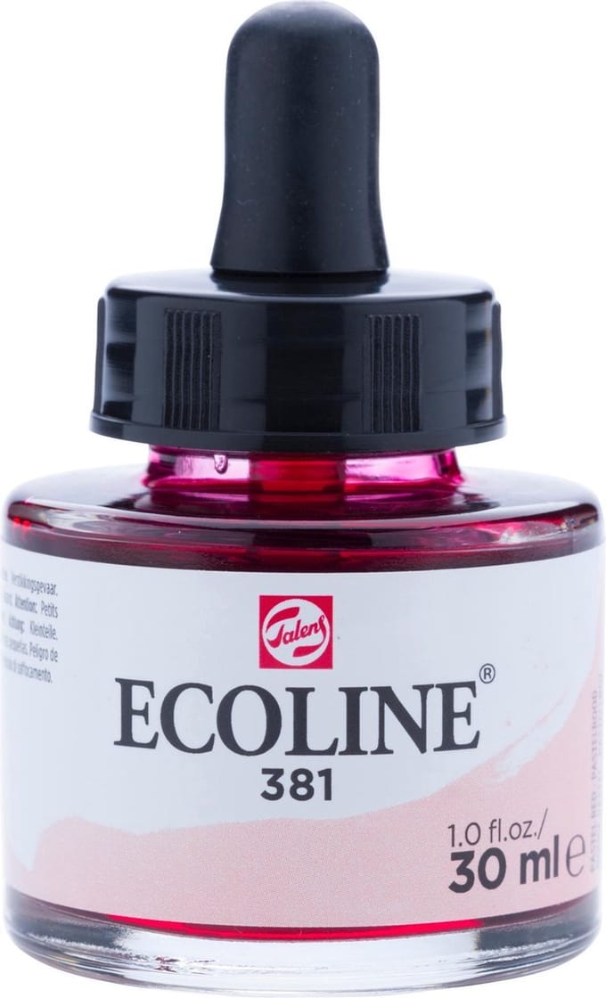 Ecoline 30 ml 381 Pastelrood